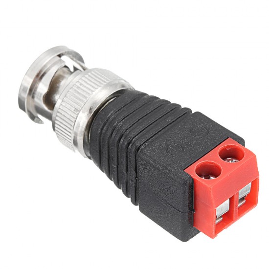 10Pcs BNC Male Connector Audio Video Q9 Joint 2 Bit Twisted Wire Press Joint Jack Connector