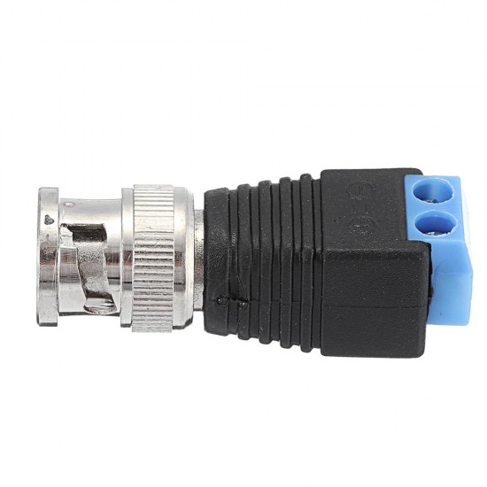 10Pcs BNC Male Connector Audio Video Q9 Joint 2 Bit Twisted Wire Press Joint Jack Connector
