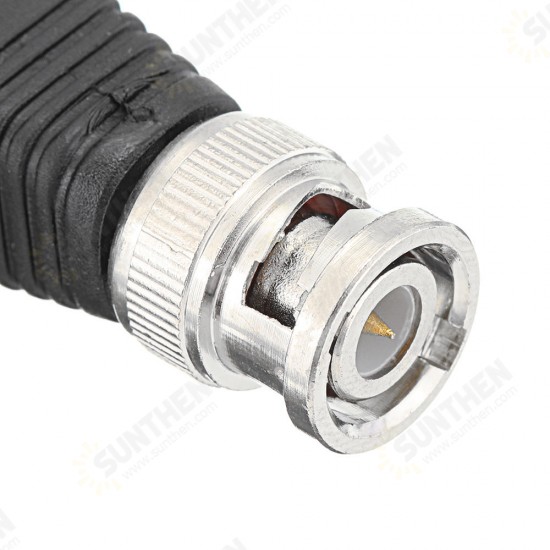 10Pcs BNC Male Connector Audio Video Q9 Joint 2 Bit Twisted Wire Press Joint Jack Connector