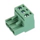 10pcs 2 EDG 5.08mm Pitch 3Pin Plug-in Screw PCB Terminal Block Connector Right Angle