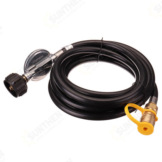 12inch Propane Adapter Hose Adapter Converter 3/8 Female Replacement For Reducing Valve 3.66 Meter