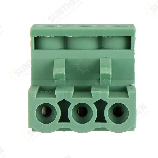 2 EDG 5.08mm Pitch 3Pin Plug-in Screw PCB Terminal Block Connector Right Angle