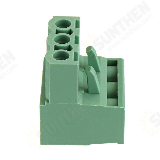 2 EDG 5.08mm Pitch 3Pin Plug-in Screw PCB Terminal Block Connector Right Angle