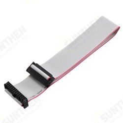 2.54mm FC-24P IDC Flat Gray Cable LED Screen Connected to JTAG Download Cable 2.54mm FC-24P IDC Flat Gray Cable LED Screen Connected to JTAG Download Cable