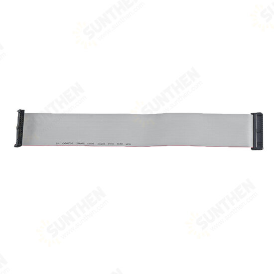 2.54mm FC-34P IDC Flat Gray Cable LED Screen Connected to JTAG Download Cable