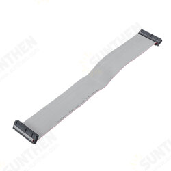 2.54mm FC-34P IDC Flat Gray Cable LED Screen Connected to JTAG Download Cable