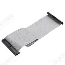 2.54mm FC-50P IDC Flat Gray Cable LED Screen Connected to JTAG Download Cable 2.54mm FC-50P IDC Flat Gray Cable LED Screen Connected to JTAG Download Cable