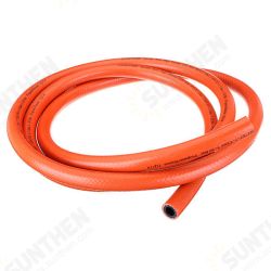 2M High Pressure 8mm Orange Gas Hose Kit + 2 Hose Clips 2M High Pressure 8mm Orange Gas Hose Kit + 2 Hose Clips