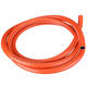 2M High Pressure 8mm Orange Gas Hose Kit + 2 Hose Clips