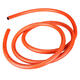 2M High Pressure 8mm Orange Gas Hose Kit + 2 Hose Clips