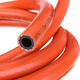 2M High Pressure 8mm Orange Gas Hose Kit + 2 Hose Clips