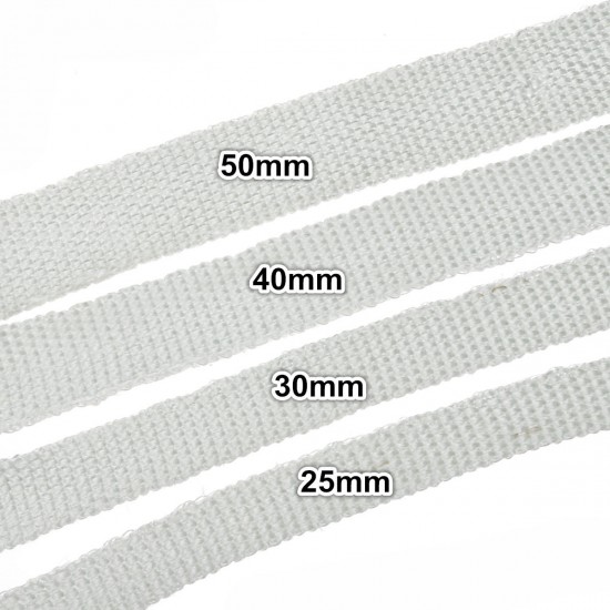 30M 3mm Fibreglass Sealing Tape Rope Gasket Repair Building Materials 25mm/30mm/40mm/50mm Width