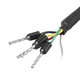 3Pcs 24AWG 4-Core Twisted Pair Shielded Cable RS485 RS232 CAN Data Communication Line 0.2M