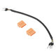 3Pcs 24AWG 4-Core Twisted Pair Shielded Cable RS485 RS232 CAN Data Communication Line 0.2M