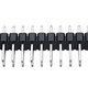 3Pcs Pin Header 2.54 pitch 2*40P Color Double-row Needle Double-row Straight Needle