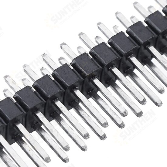 3Pcs Pin Header 2.54 pitch 2*40P Color Double-row Needle Double-row Straight Needle