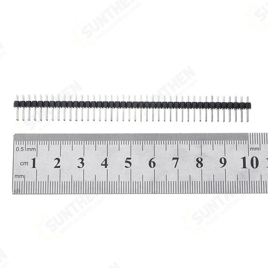 3Pcs Pin Header 2.54 pitch 2*40P Color Double-row Needle Double-row Straight Needle