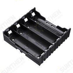 4 Slots 18650 Battery Holder Plastic Case Storage Box for 4*3.7V 18650 Lithium Battery with 8Pin