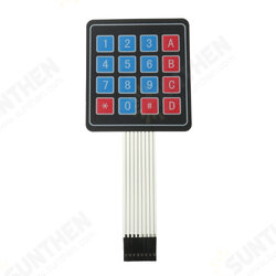 4x4 Matrix Array 16 Key Membrane Switch Keypad Keyboard for Arduino/AVR 4x4 Matrix Array 16 Key Membrane Switch Keypad Keyboard for Arduino/AVR