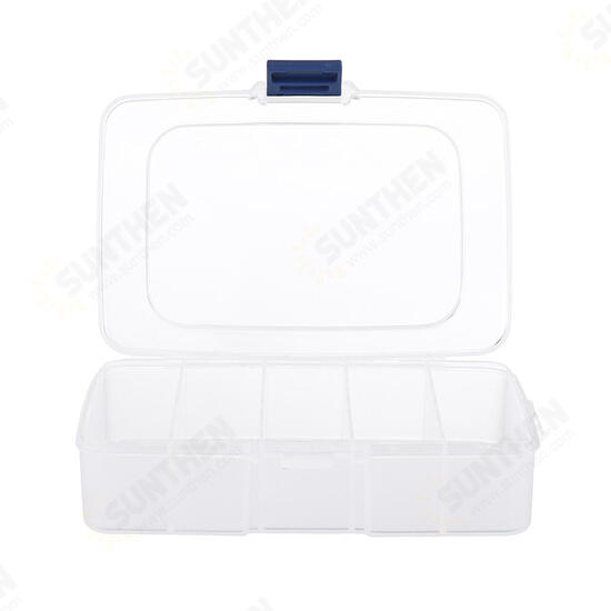 5 Grid Electronic Components Project Storage Assortment Box Bead Organizer Jewelry Box Plastic Storage Case