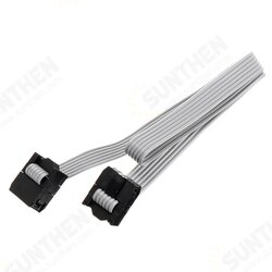 5Pcs 2.54mm FC-6P IDC Flat Gray Cable LED Screen Connected to JTAG Download Cable 5Pcs 2.54mm FC-6P IDC Flat Gray Cable LED Screen Connected to JTAG Download Cable