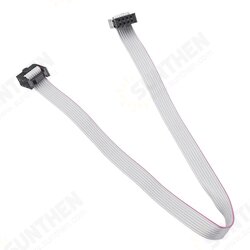 5Pcs 2.54mm FC-8P IDC Flat Gray Cable LED Screen Connected to JTAG Download Cable 5Pcs 2.54mm FC-8P IDC Flat Gray Cable LED Screen Connected to JTAG Download Cable