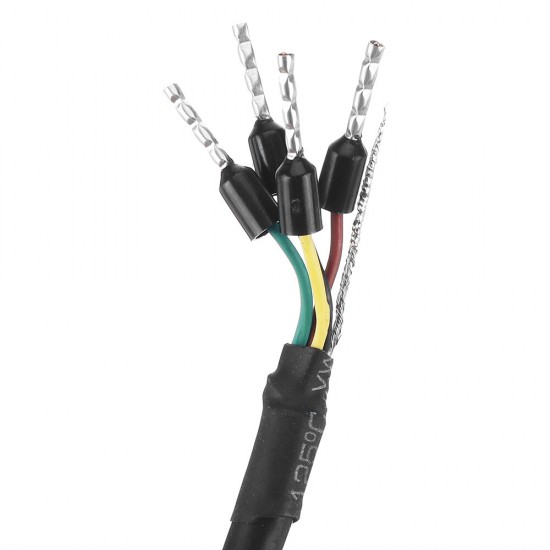 5Pcs 24AWG 4-Core Twisted Pair Shielded Cable RS485 RS232 CAN Data Communication Line 1M