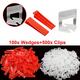 600 Tile Leveling System Wedges and Clips Spacer Plastic Tiling Tools