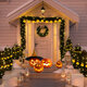 9.8ft Halloween Decorations 20 LED Pumpkin String Lights Home Garden Decor Warm White