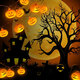 9.8ft Halloween Decorations 20 LED Pumpkin String Lights Home Garden Decor Warm White