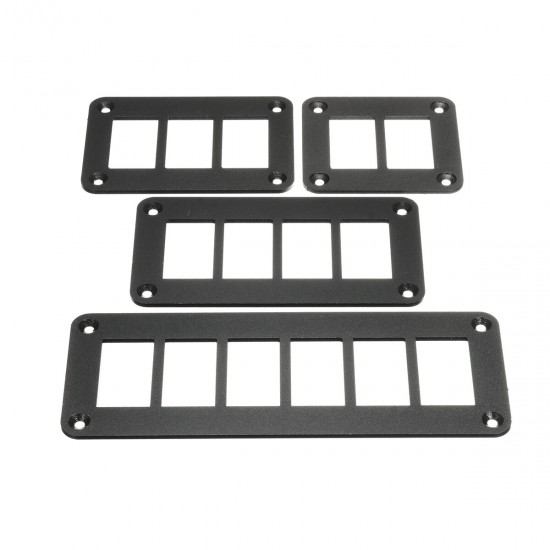 Aluminum Rocker Switch Panel Housing Holder for ARB Carling Narva Boat Type Auto Parts Switches Parts 2Way/3Way/4Way/ 5Way/ 6Way