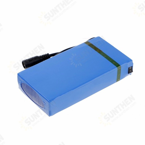 DC12V 8000mAh Backup Rechargeable Li-ion Battery for CCTV Camera US-Plug Motor Monitoring