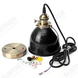 Cafe Style Retro Ceiling Light Pendant Metal Shade-Modern Rustic Industrial Vintage Look-E27 Socket Height-adjustable Lampshade-for Loft Bar Cafe Cafe Style Retro Ceiling Light Pendant Metal Shade-Modern Rustic Industrial Vintage Look-E27 Socket Height-adjustable Lampshade-for Loft Bar Cafe