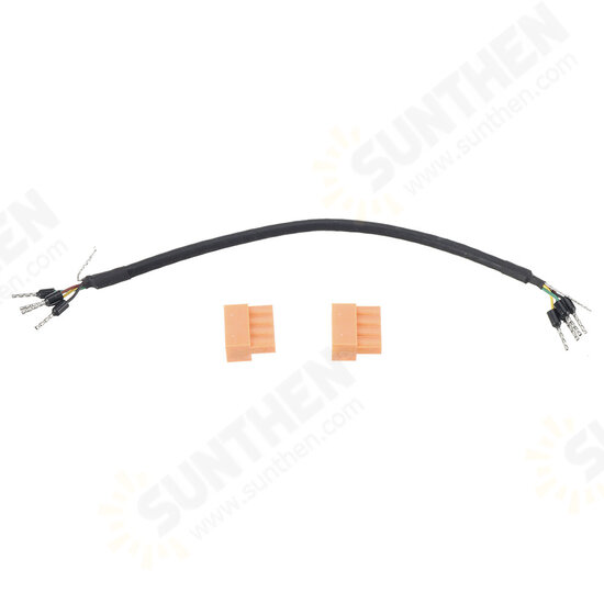 24AWG 4-Core Twisted Pair Shielded Cable RS485 RS232 CAN Data Communication Line 0.2M