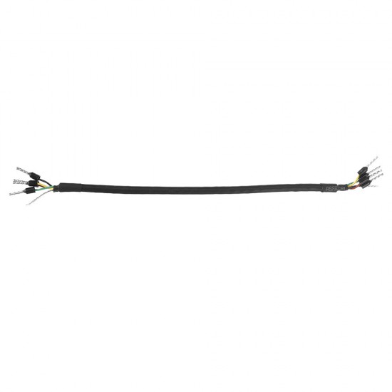 24AWG 4-Core Twisted Pair Shielded Cable RS485 RS232 CAN Data Communication Line 0.2M
