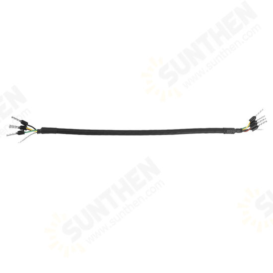 24AWG 4-Core Twisted Pair Shielded Cable RS485 RS232 CAN Data Communication Line 0.2M