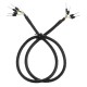 24AWG 4-Core Twisted Pair Shielded Cable RS485 RS232 CAN Data Communication Line 0.5M
