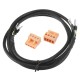 24AWG 4-Core Twisted Pair Shielded Cable RS485 RS232 CAN Data Communication Line 1M