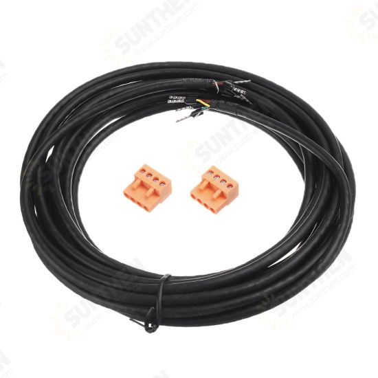 24AWG 4-Core Twisted Pair Shielded Cable RS485 RS232 CAN Data Communication Line 5M