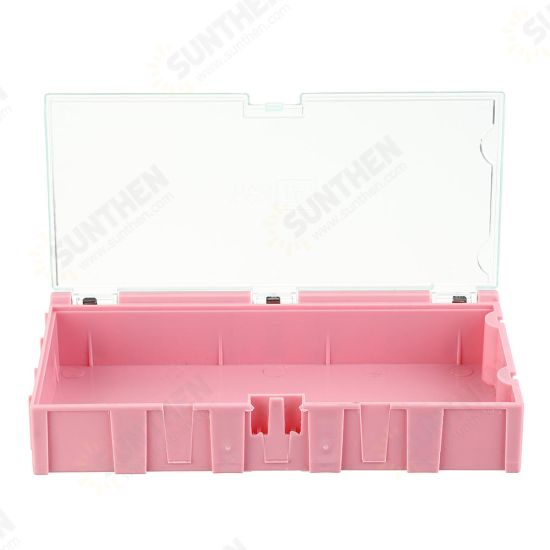 NO.4 Small Splicable Tool Box Screw Object Electronic Project Component Parts Storage Box Case SMT SMD Pops Up Patch Container