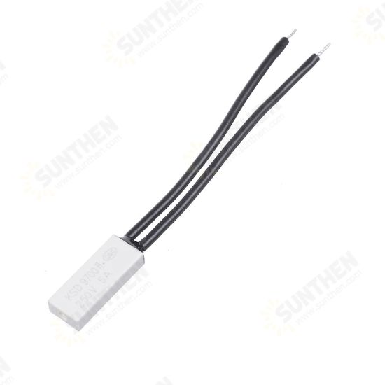 Normal Open KSD9700 250V 5A 50℃ 55℃ 60℃ 90℃ 130℃ Plastic Thermostatic Temperature Sensor Switch NO