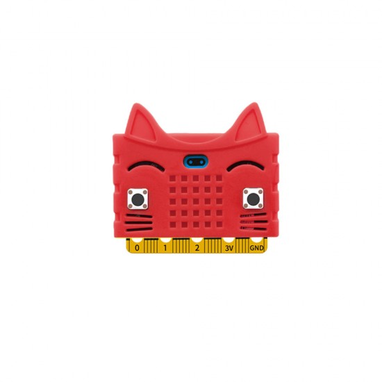 Silicone Protective Enclosure Cover Shell For micro:bit Motherboard Type A Cat Model