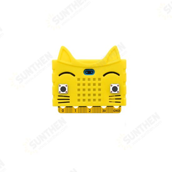 Silicone Protective Enclosure Cover Shell For micro:bit Motherboard Type A Cat Model