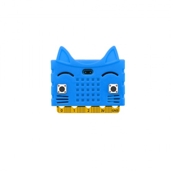 Silicone Protective Enclosure Cover Shell For micro:bit Motherboard Type A Cat Model