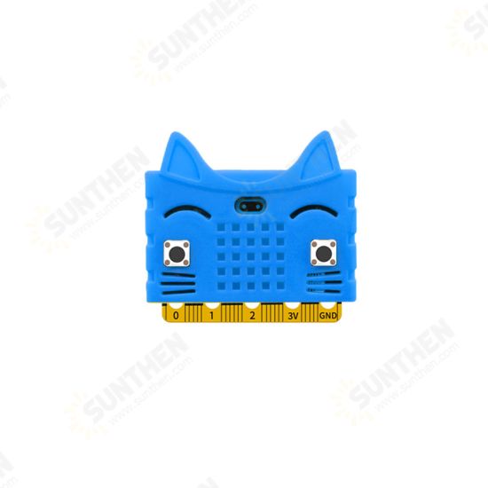 Silicone Protective Enclosure Cover Shell For micro:bit Motherboard Type A Cat Model