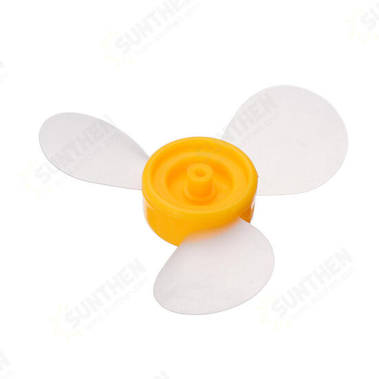 Trefoil Transparent Soft Pulp 130 Small Motor DIY Homemade Fan Toy Accessories