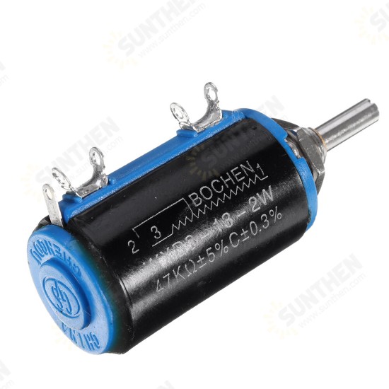 WXD3-13-2W Precision Potentiometer 470R 47K Ohm Wirewound Multi-Turn Potentiometer