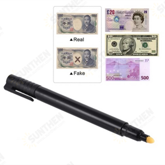 Money Cash Detector Pen Fake Banknote Tester Currency Cash Checker Marker