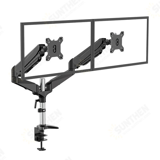 Single/Dual Monitor Stand Arms Mount 32inch Monitor Stand Spring Arm Height Adjustable for Home Office