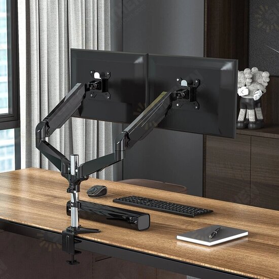 Single/Dual Monitor Stand Arms Mount 32inch Monitor Stand Spring Arm Height Adjustable for Home Office